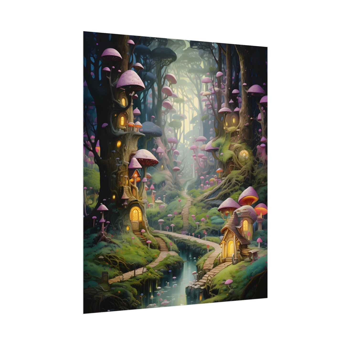 Enchanted Forest Adventure: Vibrant Artwork of Six Brothers - Poster