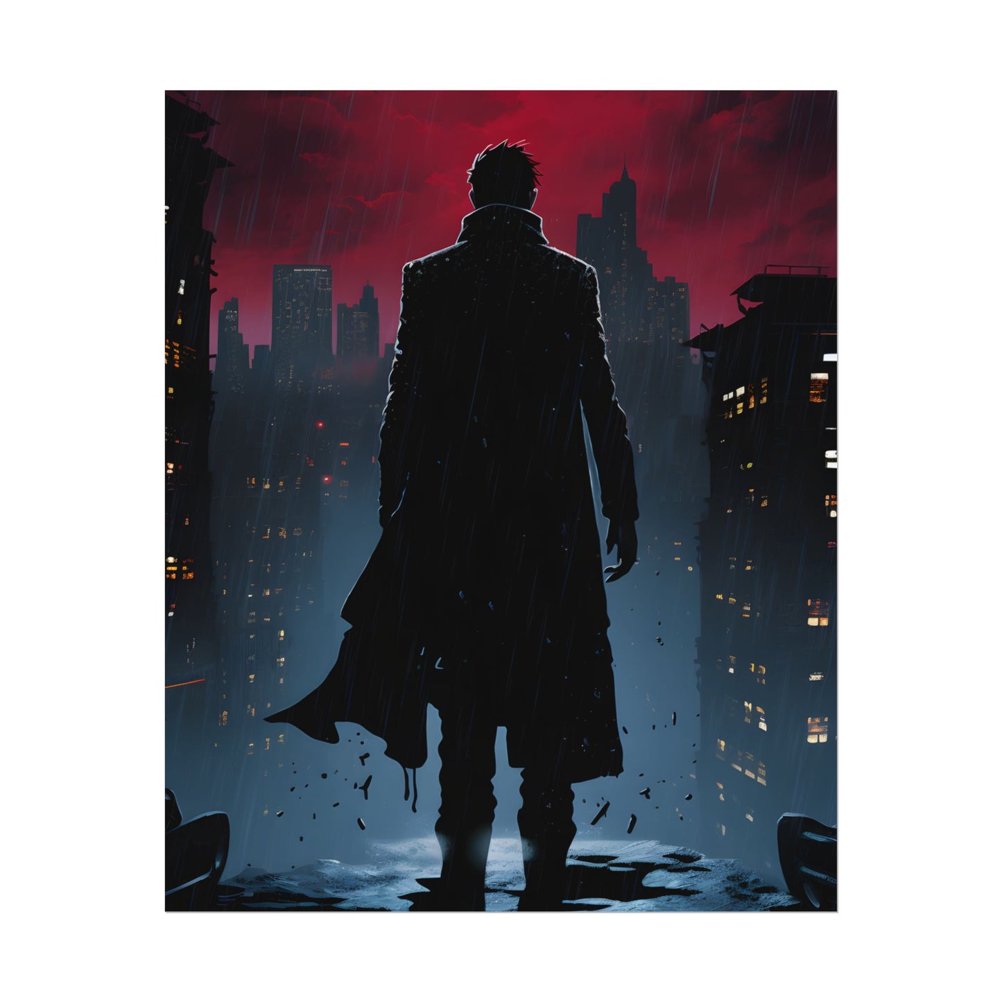 Urban Fantasy Detective: Book Cover Art - Poster