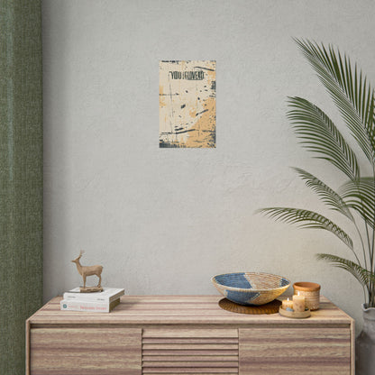 Vintage Distressed Batch 1: A Nostalgic Poster Artwork - Poster