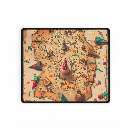 Whimsical Flynn Rider Illustration: Disney-Inspired Artwork - Desk Mat