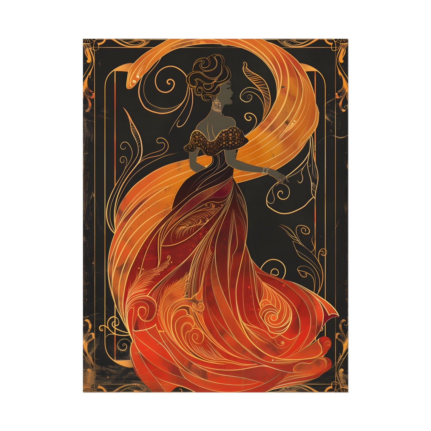 Vintage Art Nouveau Elegant Poster: Batch 1 2024 - Poster