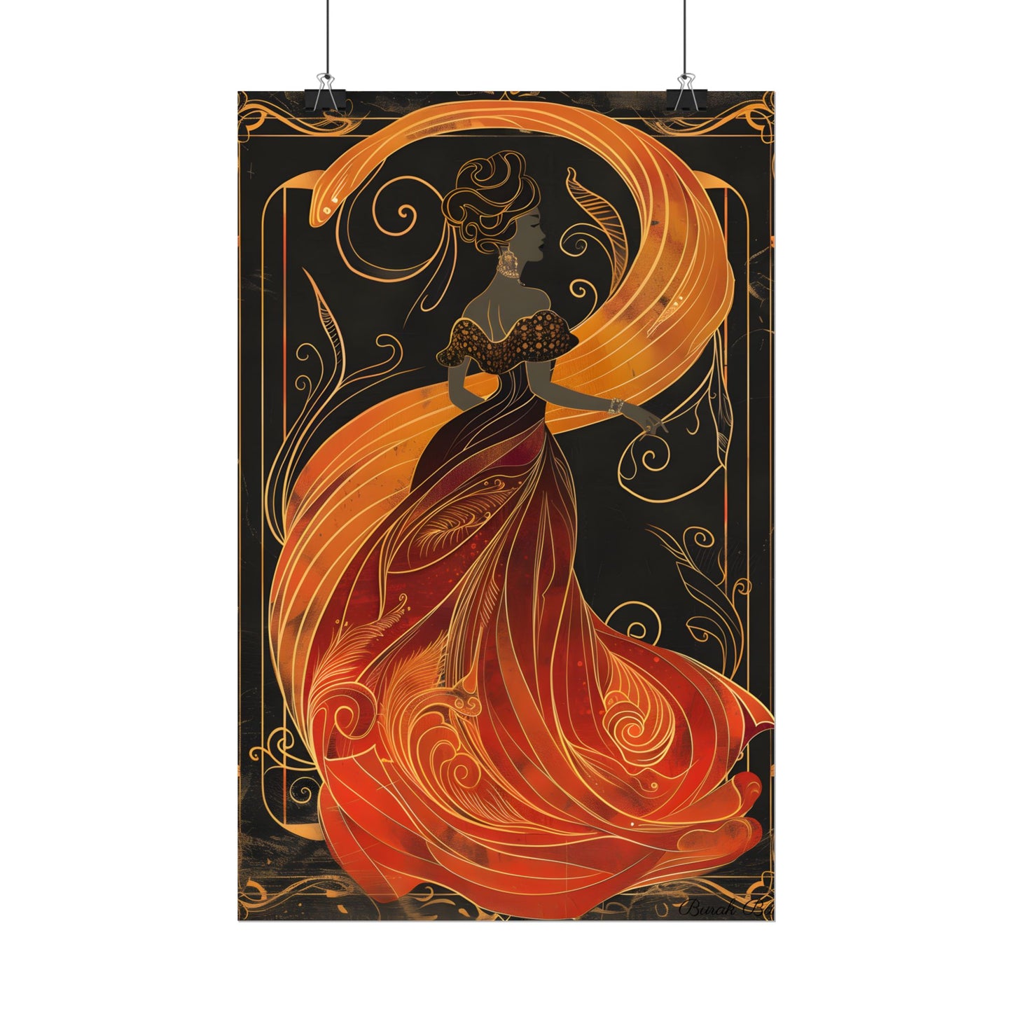 Vintage Art Nouveau Elegant Poster: Batch 1 2024 - Poster