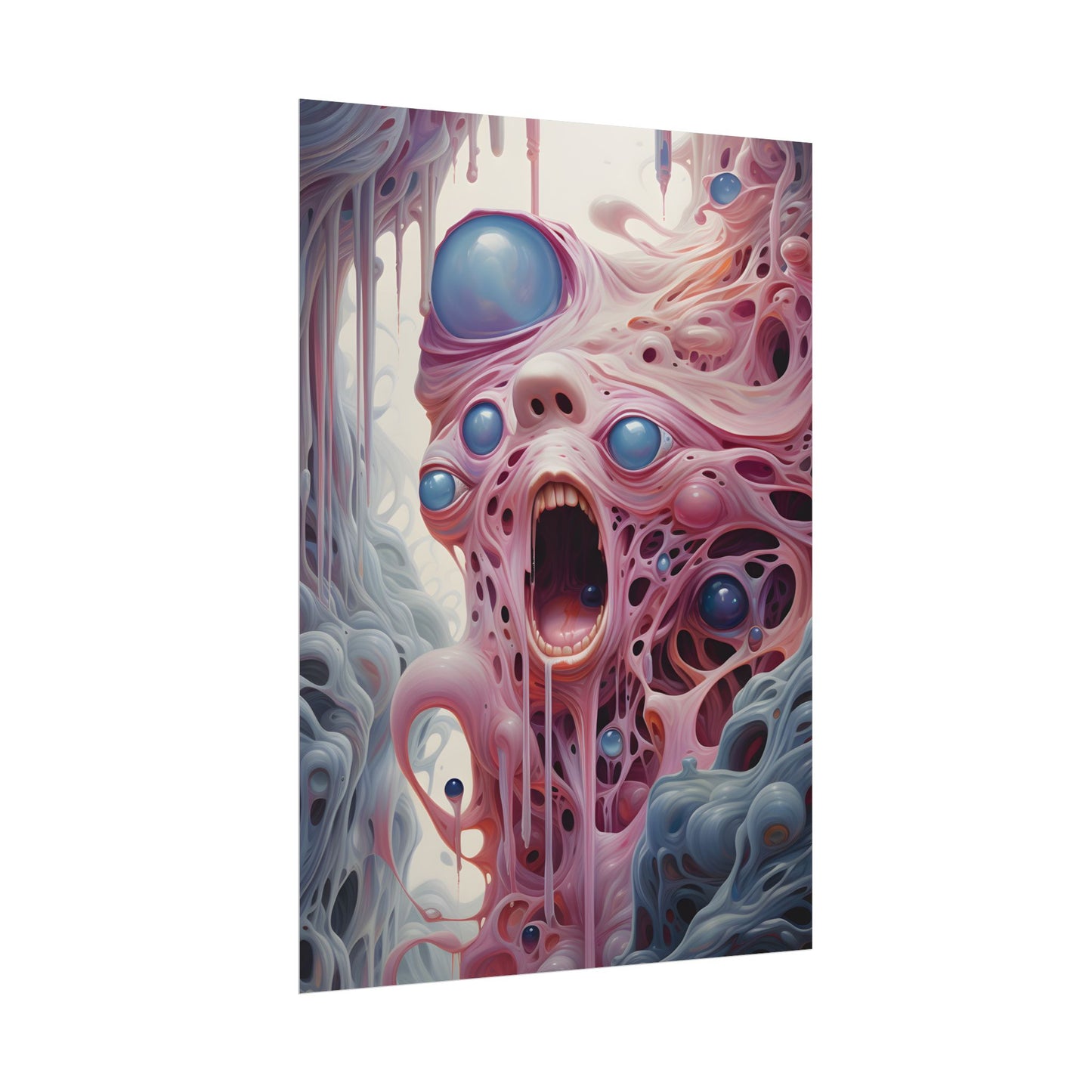 Fabric of Reality: Vibrant Portals and Rifts Artwork - Poster