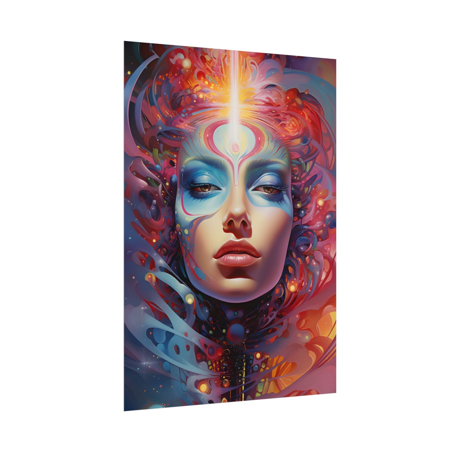 Vibrant Celestial Art Gallery: Wide Angle Shot - Poster