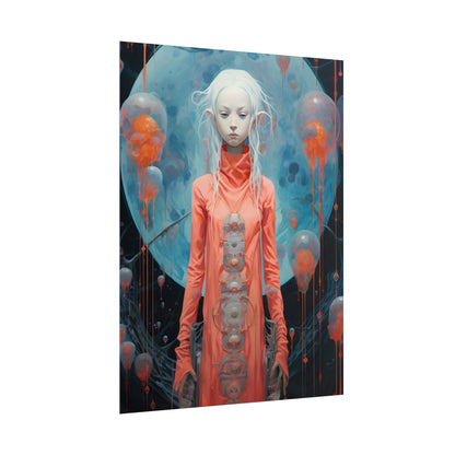 Celestial Dreams: Vibrant Stars and Planets Art - Poster