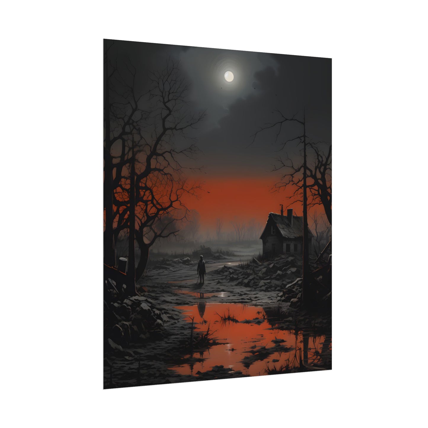 Daytime City Portrait: Outdoors Artwork - Poster