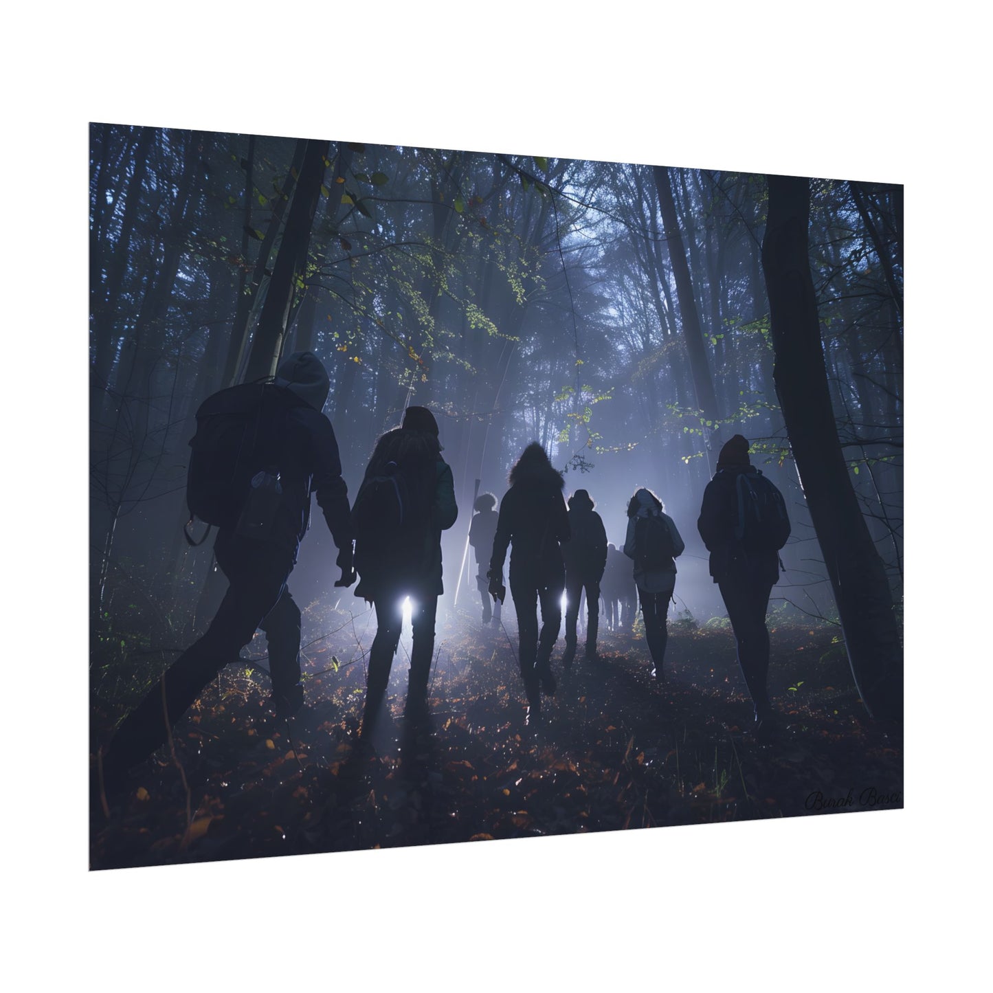 Mysterious Forest Adventure: Exploring with Courage - Poster