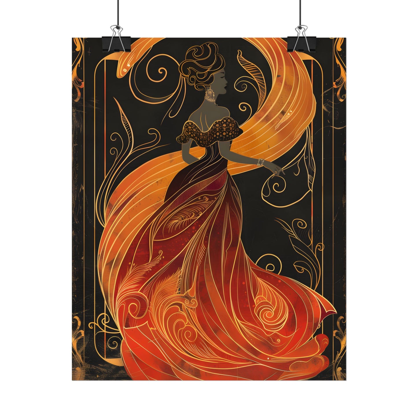 Vintage Art Nouveau Elegant Poster: Batch 1 2024 - Poster