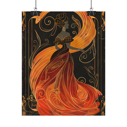Vintage Art Nouveau Elegant Poster: Batch 1 2024 - Poster