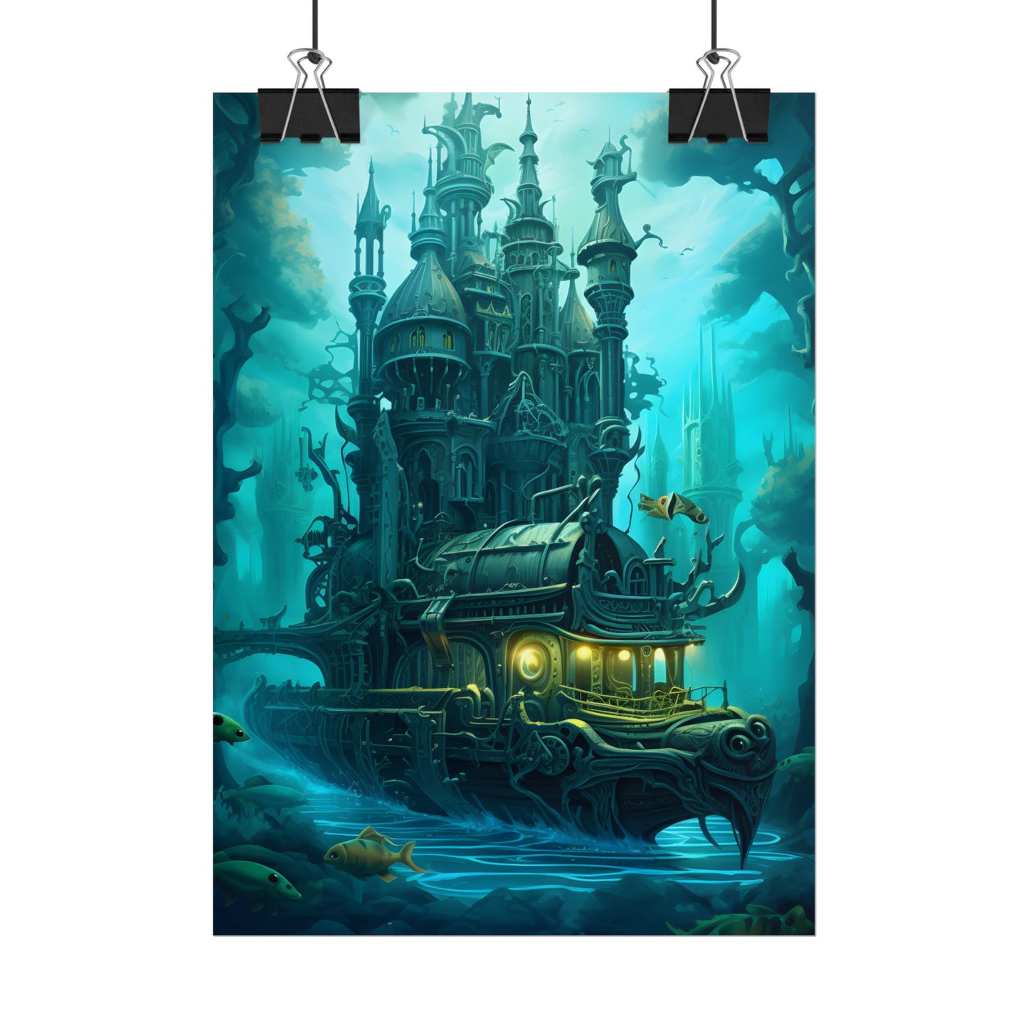 Tidal Quest: Steampunk Depths - Poster
