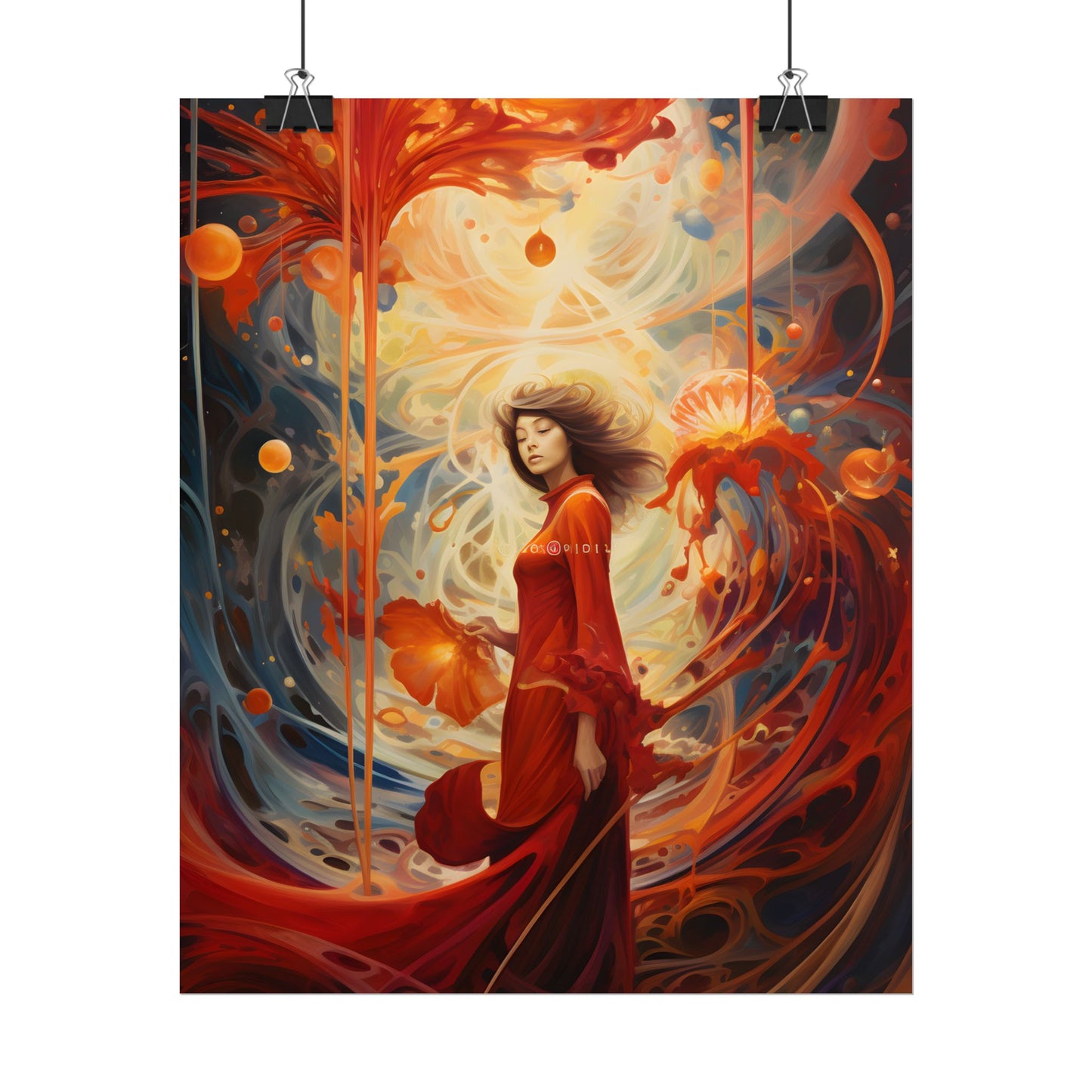 Stellar Gallery: Cosmic Abstract Art Collection - Poster