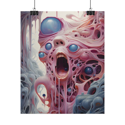 Fabric of Reality: Vibrant Portals and Rifts Artwork - Poster