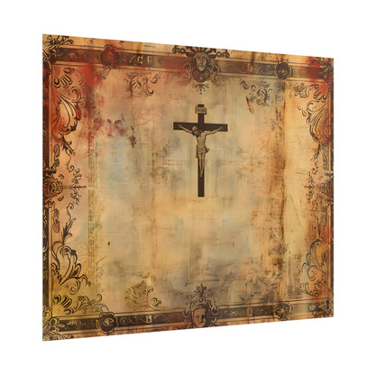 Vintage Biblical Art Print: A Historical Scene - Poster