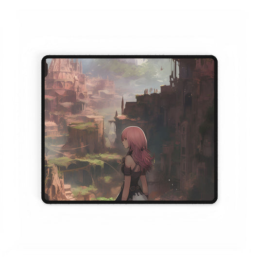 Birds in Flight: Anime-Style Avian Art - Desk Mat
