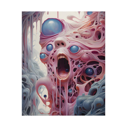 Fabric of Reality: Vibrant Portals and Rifts Artwork - Poster