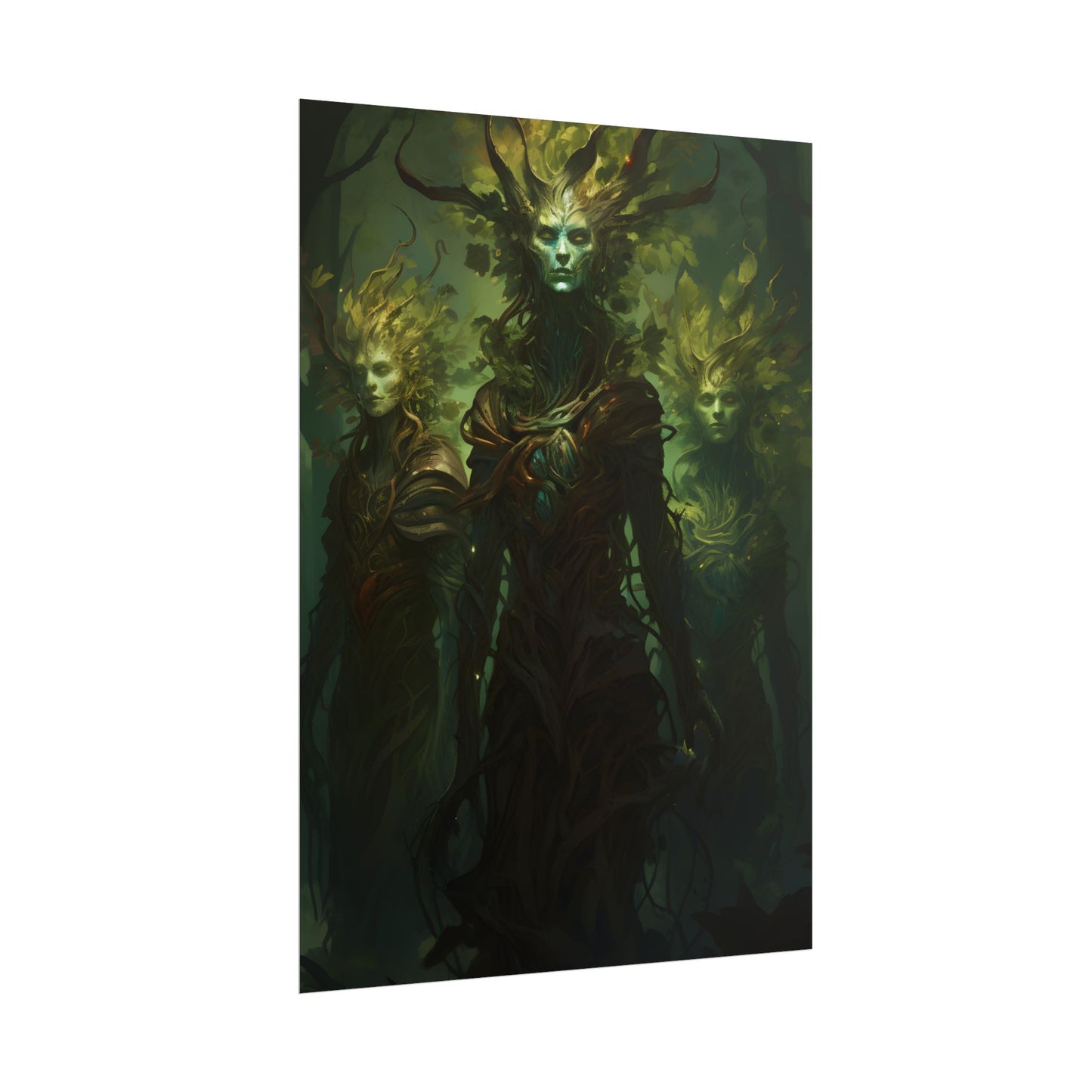 Mystical Forest Guardians: Ancient Tree Spirits Awaken - Poster