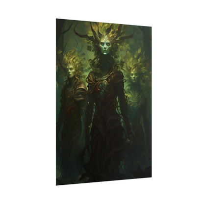 Mystical Forest Guardians: Ancient Tree Spirits Awaken - Poster