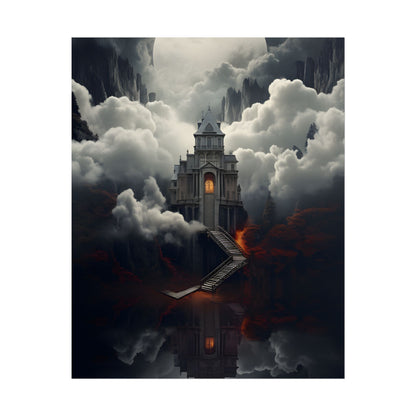 Handheld Message: Personal Artwork in a Small Oval Frame - Poster