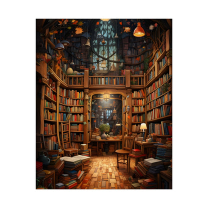 Charming Magical Bookshop: Cozy Book Lover's Paradise - Poster