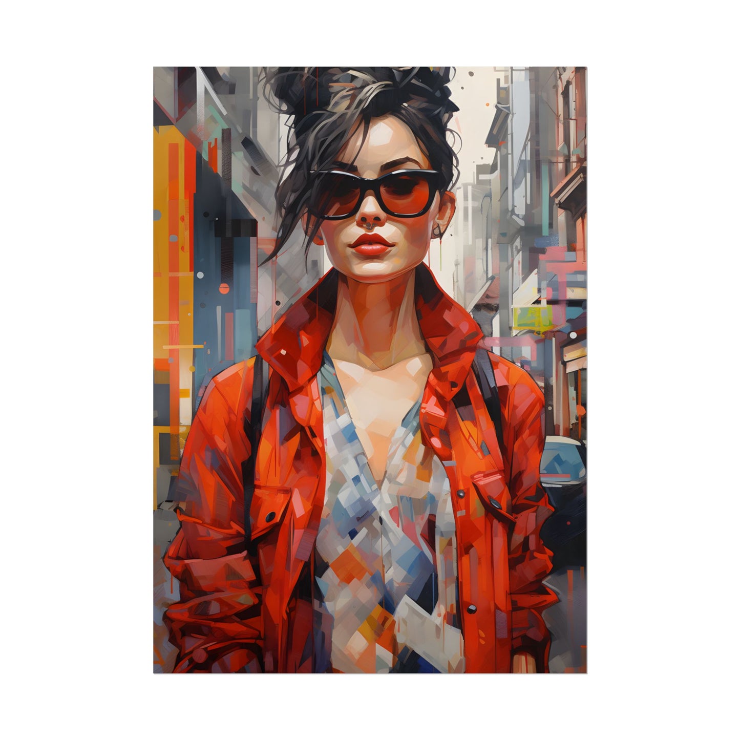 Urban City Style: Fashionista in the City - Poster