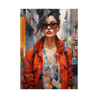 Urban City Style: Fashionista in the City - Poster