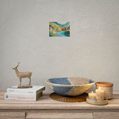 Magical Peaceful Beach: Realistic Paper Quilling Art - Poster