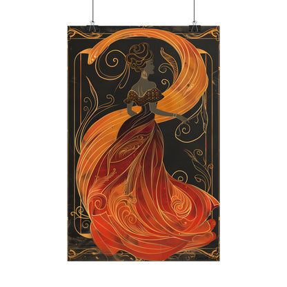 Vintage Art Nouveau Elegant Poster: Batch 1 2024 - Poster