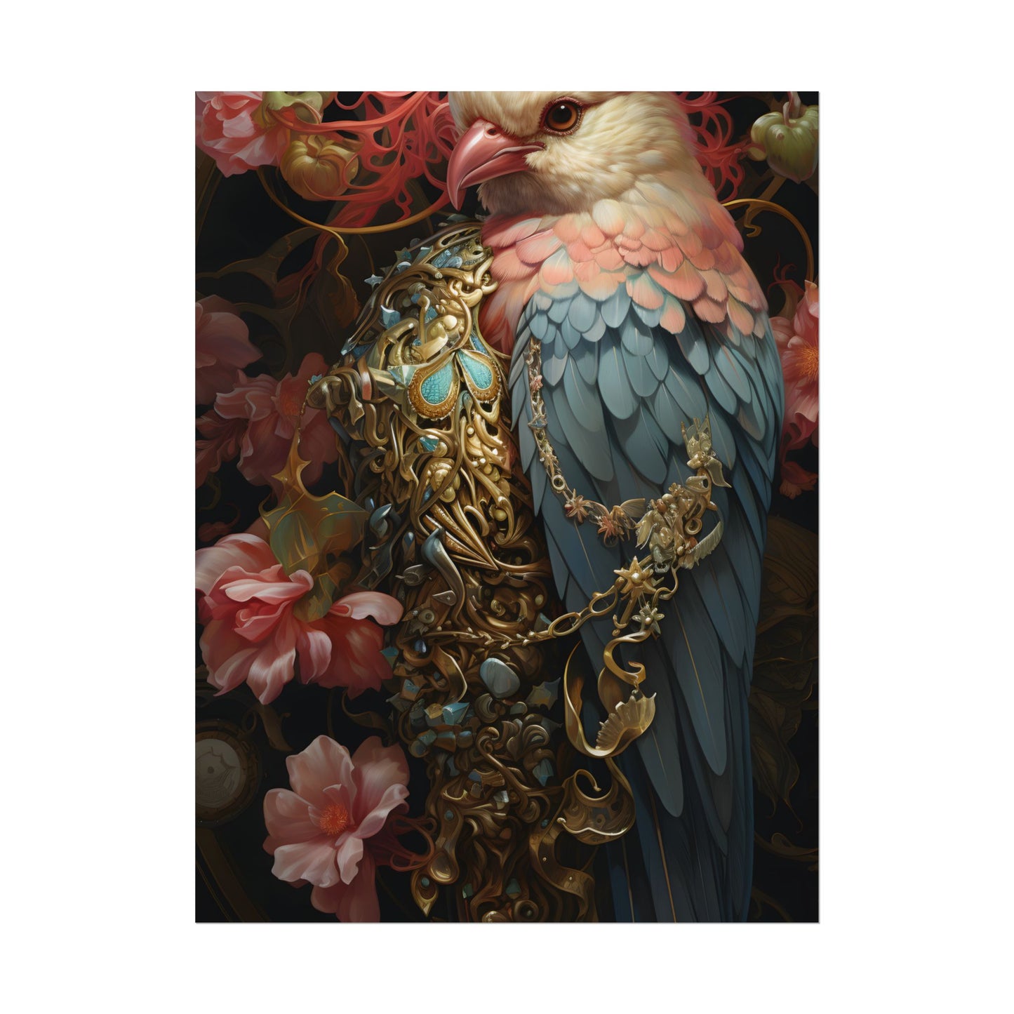 Fantasy Outdoor Guardian: Enchanted Costume Artwork - Poster