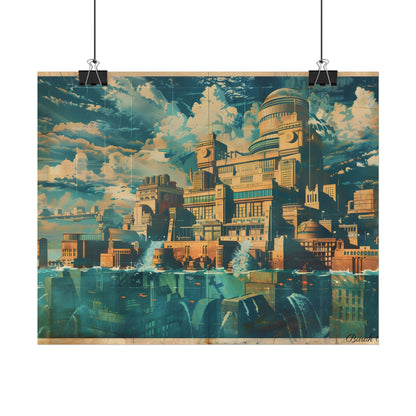 Vintage Travel Poster: Explore The Underwater Destination - Poster