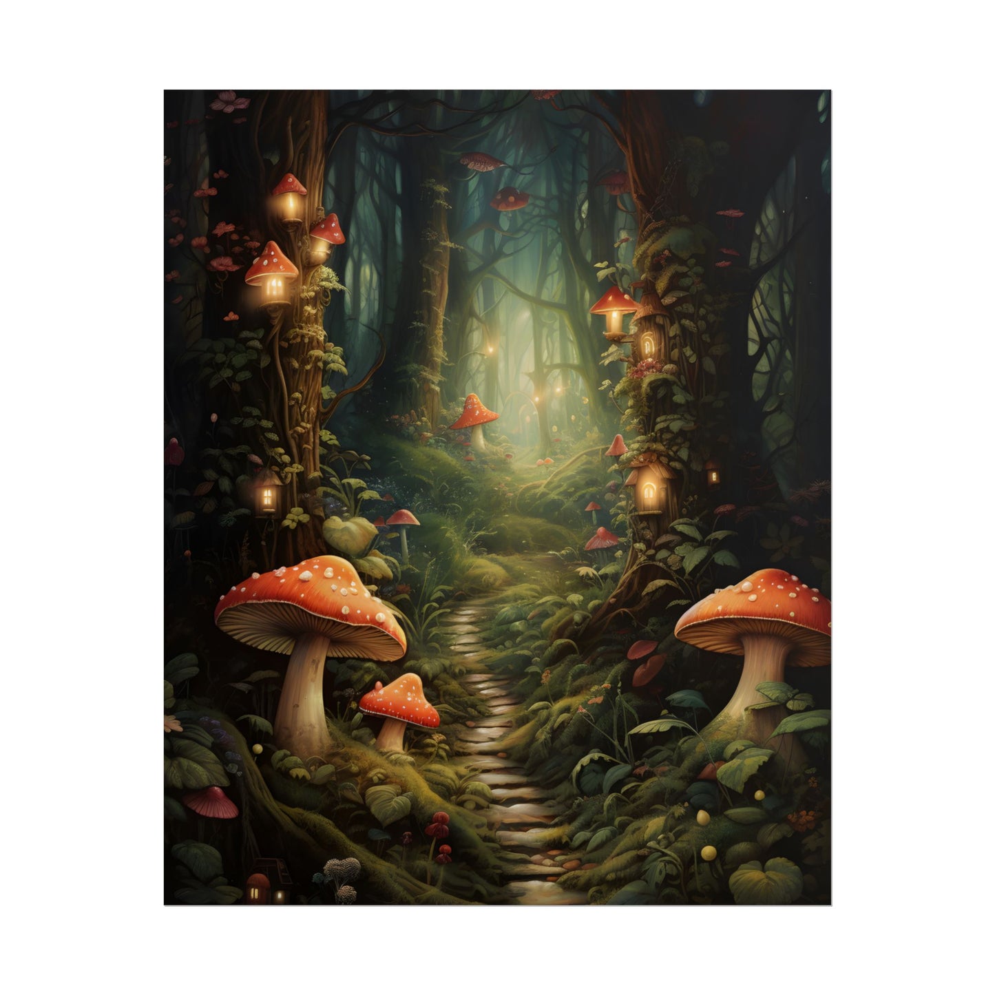 Enchanted Forest: A Whimsical Fairy Tale World of Six Brothers - Poster