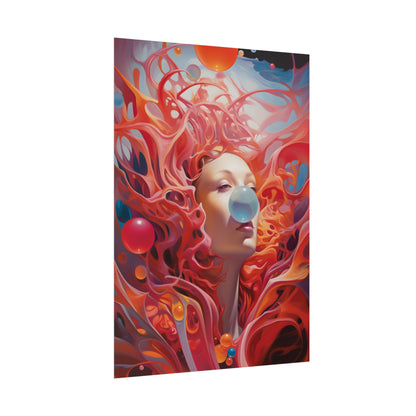 Celestial Landscape: Peaceful Skies and Waterfront Serenity - Poster