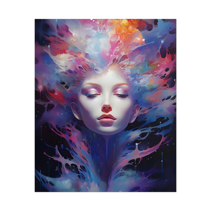 Otherworldly Celestial Dreams: Impressionistic Art Gallery - Poster