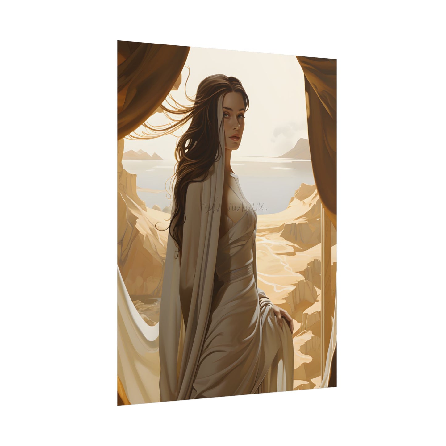 Artistic Book Cover: Unique Perspective - Poster