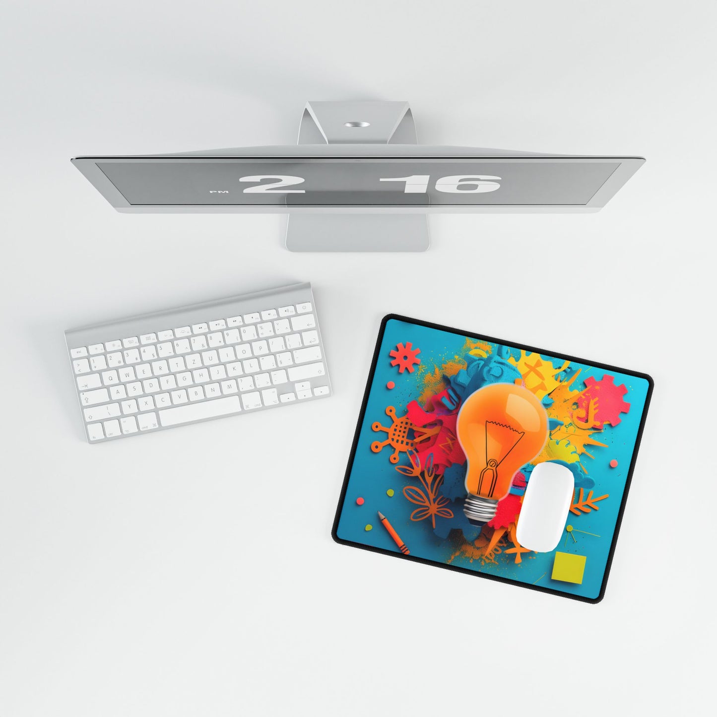 Vibrant Growth Mindset: Inspiring Artwork for Motivation - Desk Mat