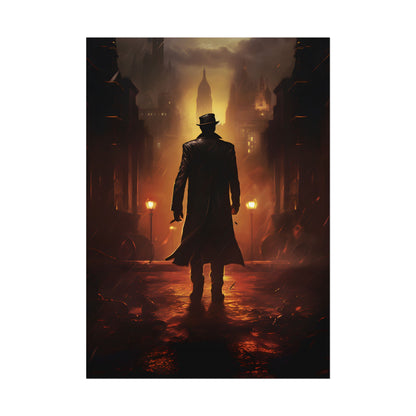 Urban Fantasy Detective: Mystery Graphic Novel Artwork - Poster