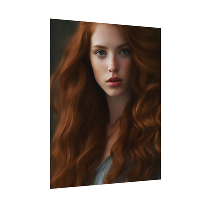 Redheaded Woman: Natural Beauty - Poster