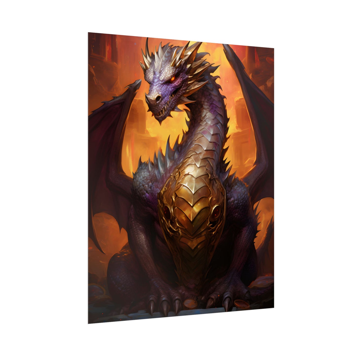 Fantasy Dragon's Treasure: Majestic Guardian - Poster