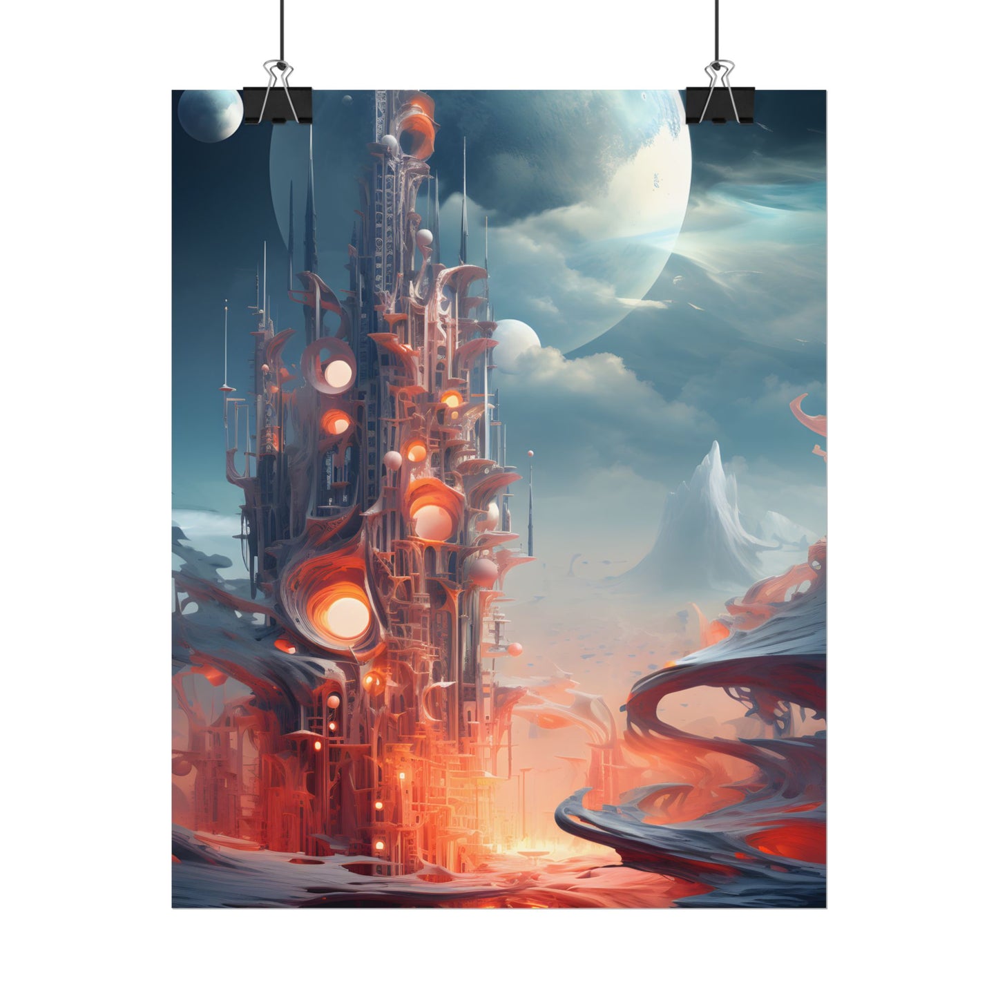 Cyber Dreams: Abstract Artwork - Poster