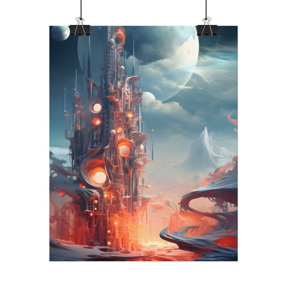 Cyber Dreams: Abstract Artwork - Poster