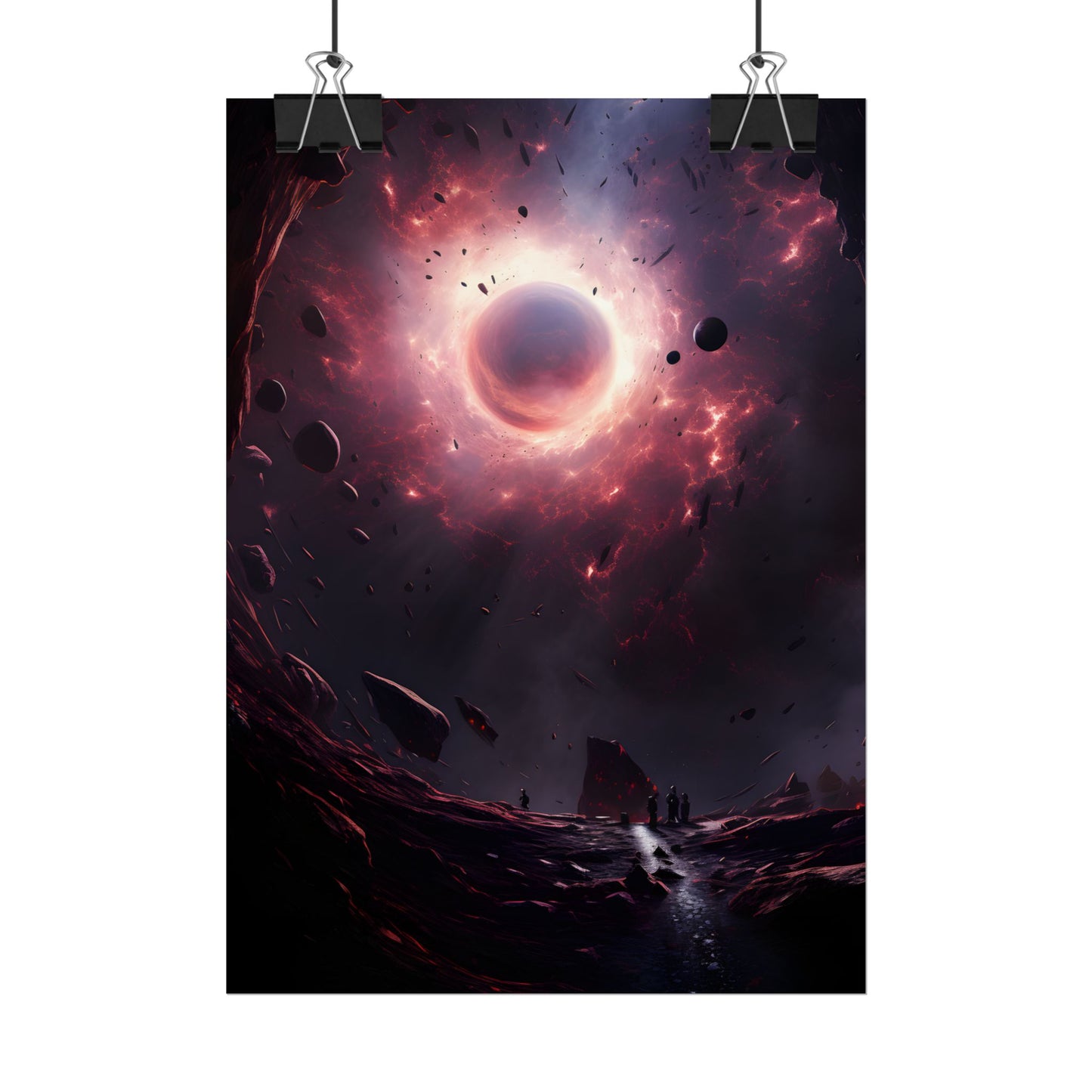 Cosmic Black Hole: Massive Planet in Stellar Orbit - Poster