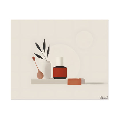 Minimalist Electronic Device: Bold Modern Art Illustration - Poster