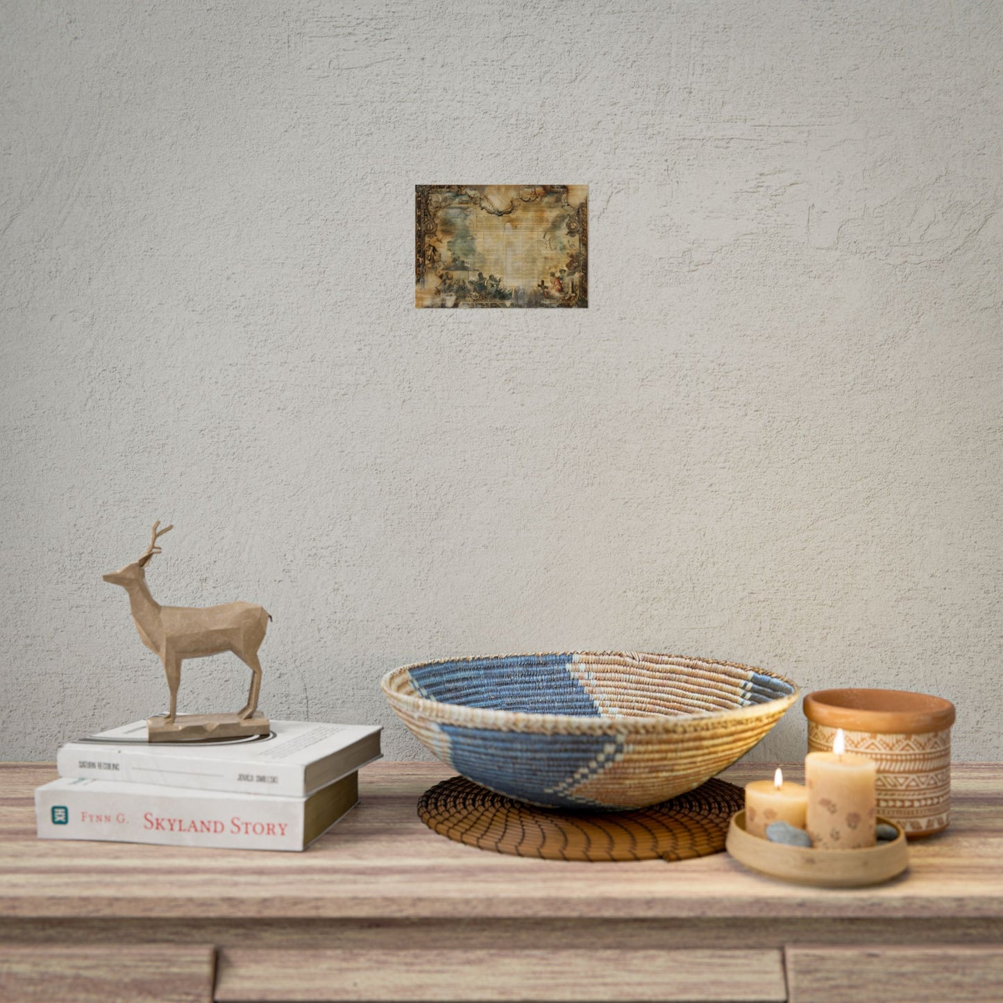 Vintage Biblical Scene: Medieval Art Poster - Poster