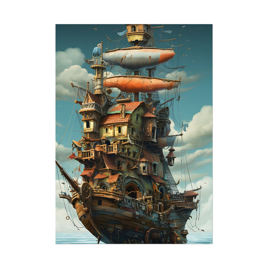Time-Traveling Swashbucklers: A Crew of Pirates in Adventure - Poster
