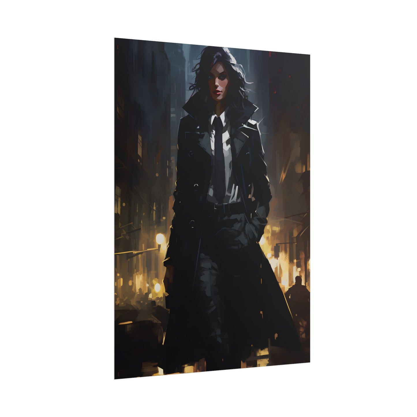 Urban Fantasy Detective: Mystery in City Streets - Poster