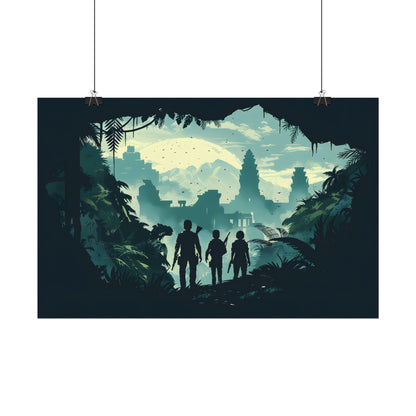Adventurous Pair: Heroes by Side - Poster