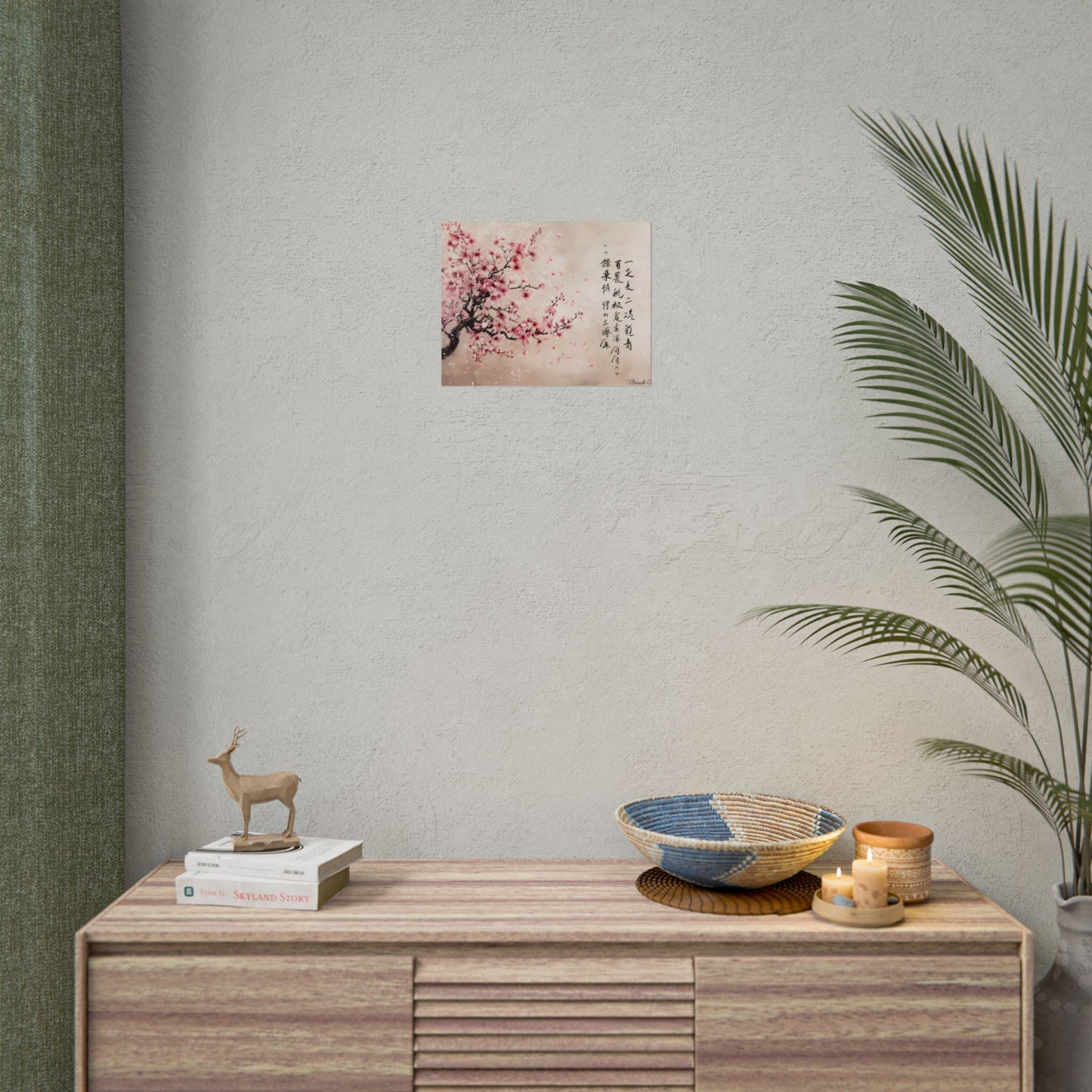Elegant Cherry Blossom: Japanese Art Photography - Poster