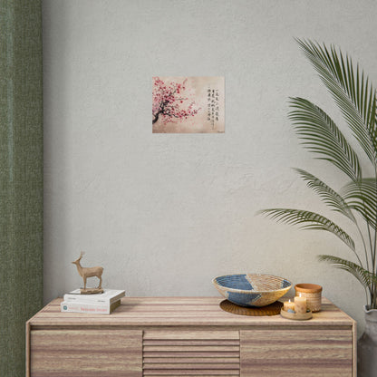Elegant Cherry Blossom: Japanese Art Photography - Poster