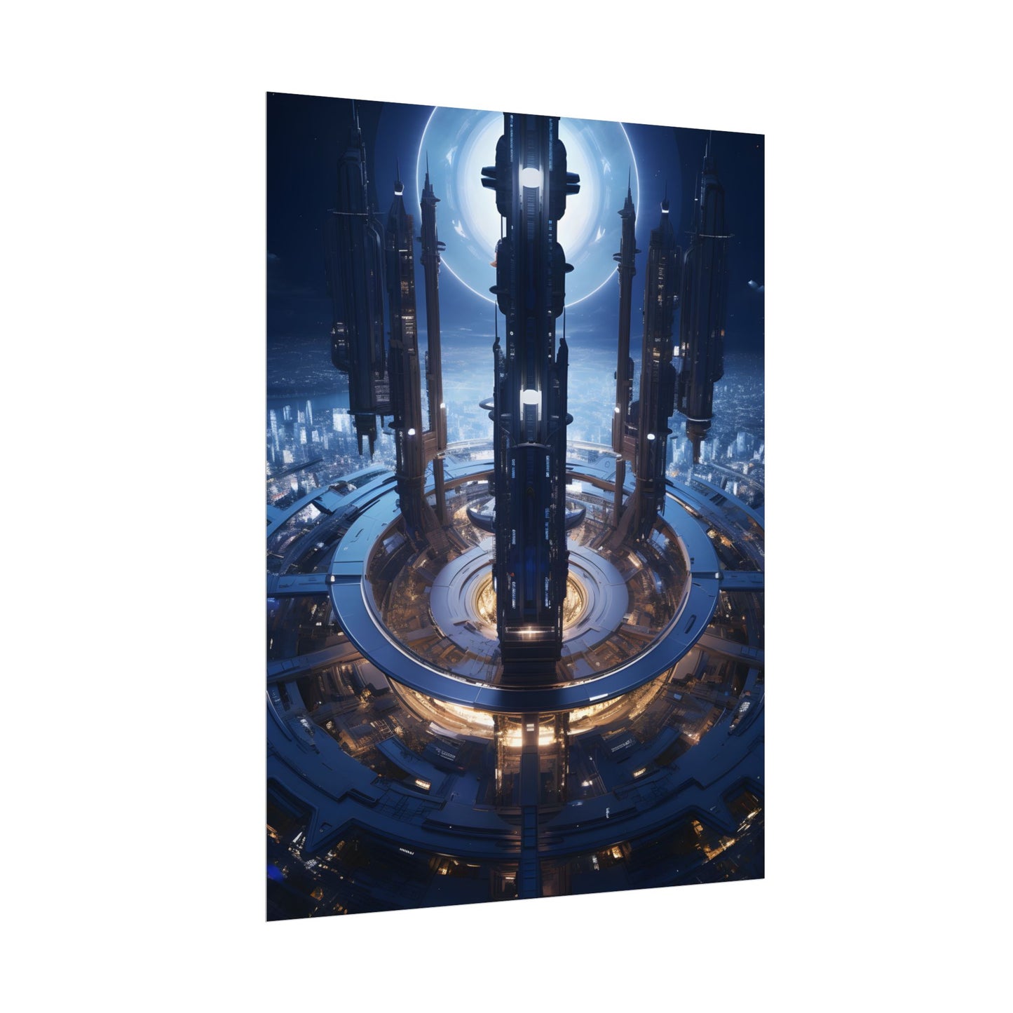 Massive Space Station: A Complex Oasis in Outer Space - Poster