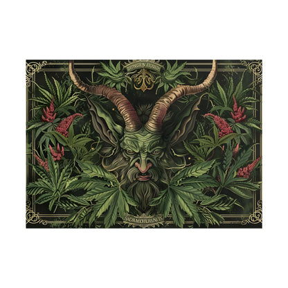 Victorian Devil: Dark Ominous Illustration - Poster