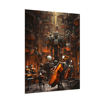 6 Sentient Robot Musicians: A Symphony of Artistic Expression - Poster